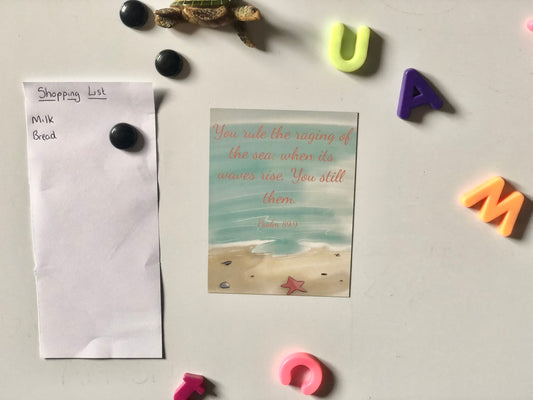 Magnet - Raging of the Sea - Hand Drawn Artwork